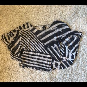 Lush striped crop top